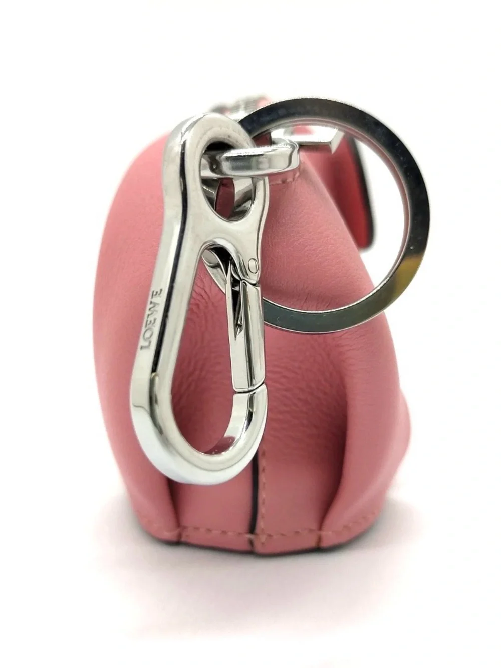 ✨🛍️ Loewe Pink Leather Elephant Coin Pouch Bag Charm